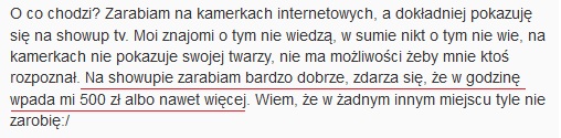 ile można zarobić na transmisjach w showup